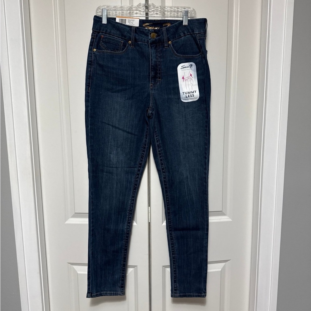 Seven7 Women's Dark Blue Skinny Jeans